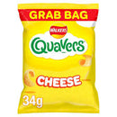 Walkers Quavers Cheese Flavor Crisps 34g Grab Bag
