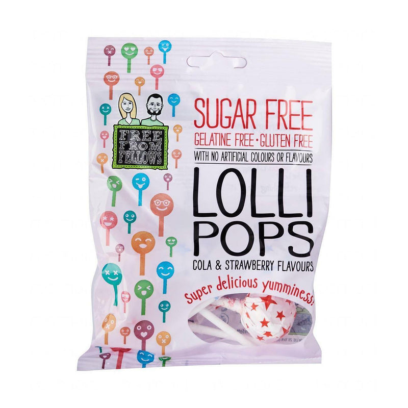 Free From Fellows Gluten & Sugar Free Lollipops 60g