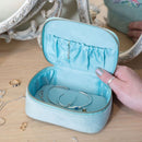 Accessory Case - 'Wisteria Wishes' Hummingbird Embroidered
