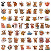HIghland Cow Stickers 55 Pcs (assorted designs)