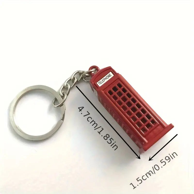 Key Ring - Telephone Box
