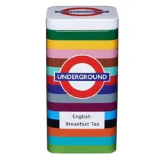 London Underground Lines Tin 40 English Breakfast Teabags 125g