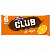 McVitie's Club Orange Bars 7pk