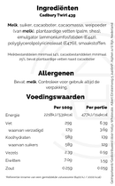 Indulge in the creamy, chocolatey goodness of Cadbury Twirls. Made with high-quality ingredients, each 43g bar offers a satisfyingly rich taste with a delicate twirl design. With 30% less sugar than other leading chocolate brands, this treat is perfect for satisfying your cravings guilt-free.