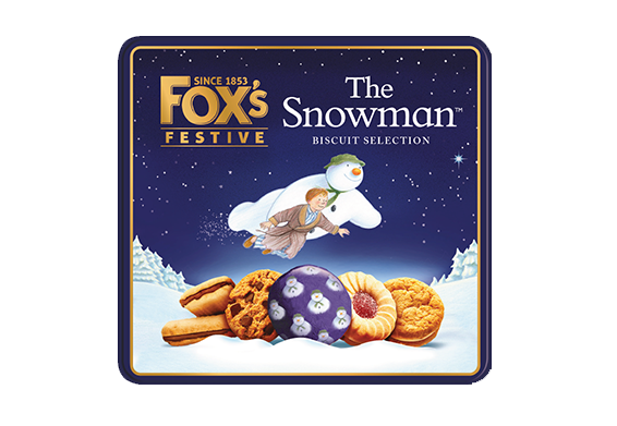 Fox's Snowman Festive Tin 350g