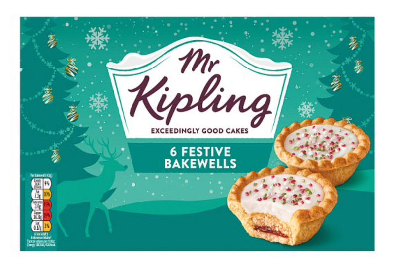 Mr Kipling Festive Bakewell Tarts 258g - 6 Pack