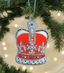 #34 Tinker Tailor Red Velvet Imperial Crown (Small) Christmas Ornament.