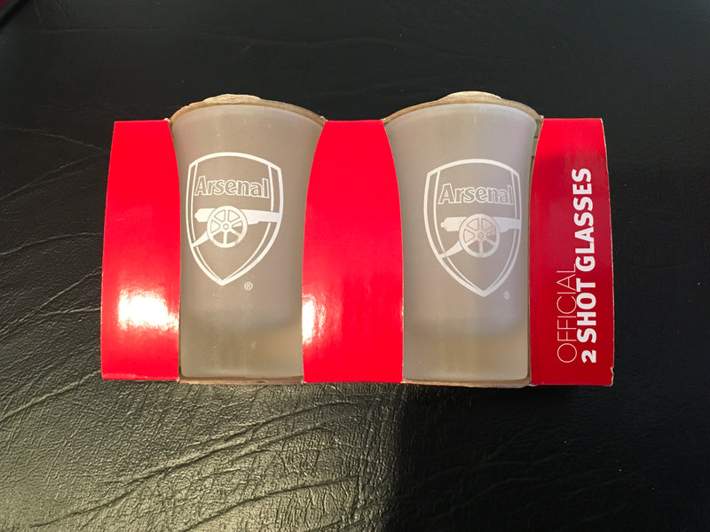 Arsenal FC 2pk Shot Glasses