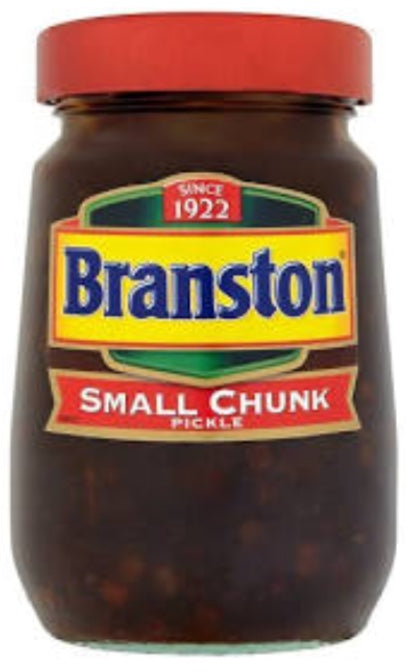Branston Small Chunk Pickle is an alternative to the standard Branston Pickle, its smaller chunks lending themselves perfectly to sandwiches due to their easy spreading. Made with quality ingredients, this 360g jar is packed with chunks of delicious vegetables and secret spices. Perfect for adding a zesty kick to sandwiches, meats, or sauces. Elevate your meals with the expertise of a traditional British favorite.