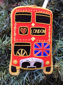 #04 Tinker Tailor London Bus (Front) Christmas Ornament