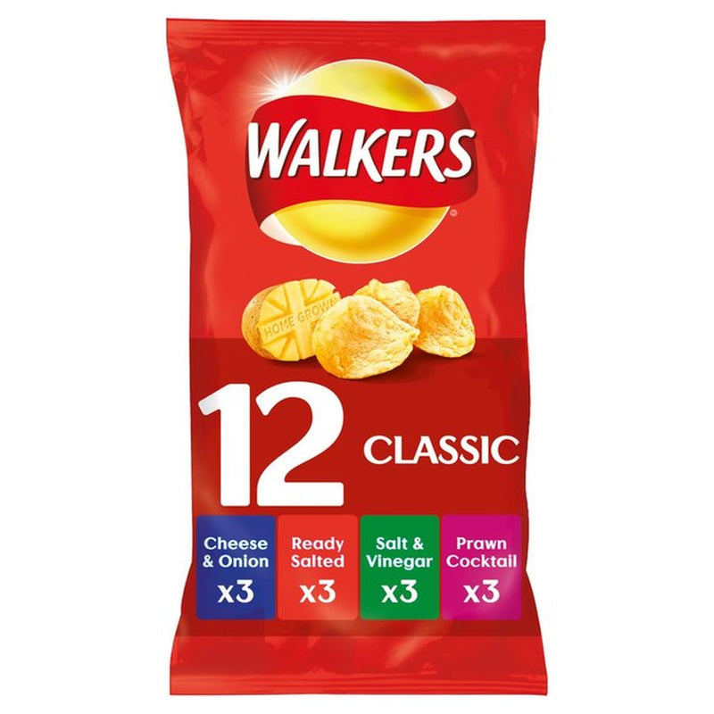 Walkers Classic Variety 12pk