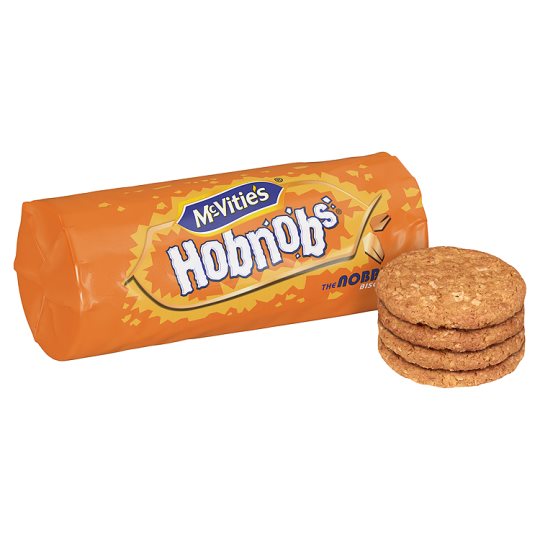 The nobbly biscuit! Enjoy the perfect combination of crunch and sweetness with McVitie's Hobnobs! Made with 100% whole grain oats, this 255g pack is not only delicious but also a good source of fiber. Satisfy your cravings while also getting some nutritional benefits - all in one bite!