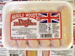 Harold Woods Pork Bangers 6pk 16oz (1lb Ship Weight)