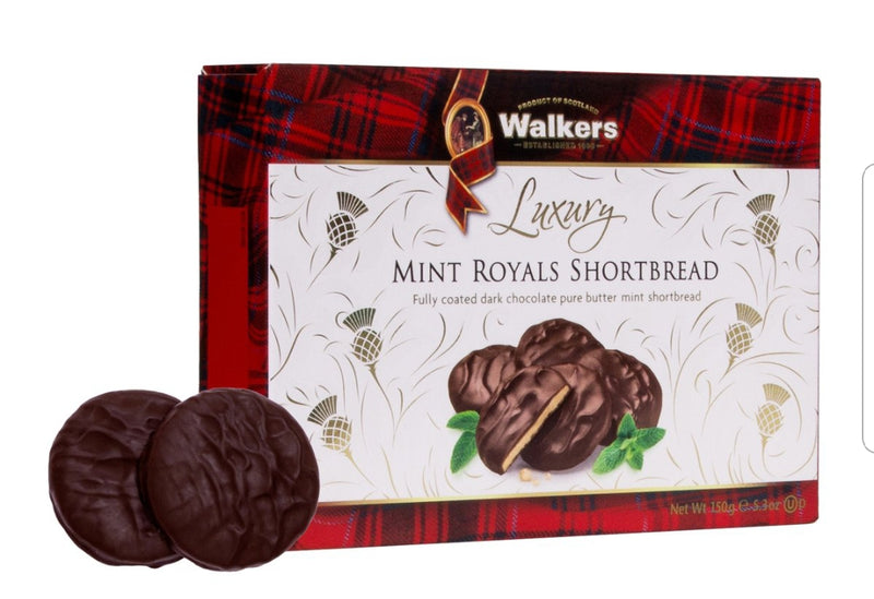 Walkers Chocolate Mint Royals 150g.