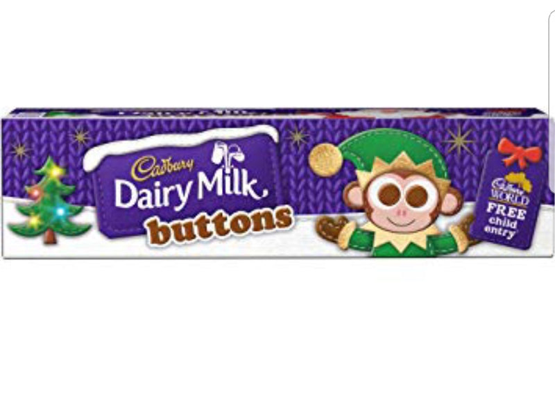 Cadbury Chocolate Buttons Tube 72g