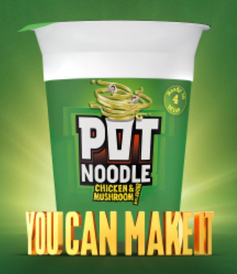Pot Noodle Chicken &amp; Mushroom is a convenient, satisfying meal that packs an impressive 89g of flavor and nutrition in every serving. Enjoy the perfect combination of chicken and mushroom flavors in every bite. <span data-mce-fragment="1">Each pot contains noodles in a Chicken &amp; Mushroom flavour sauce with vegetables and a little sachet of soy sauce.</span>