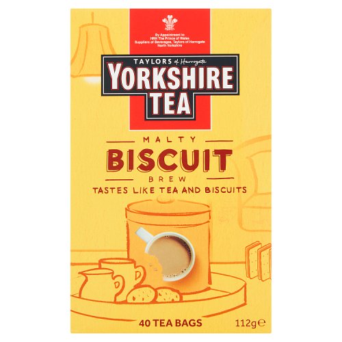 Yorkshire Biscuit Brew Teabags 40ct (100g)