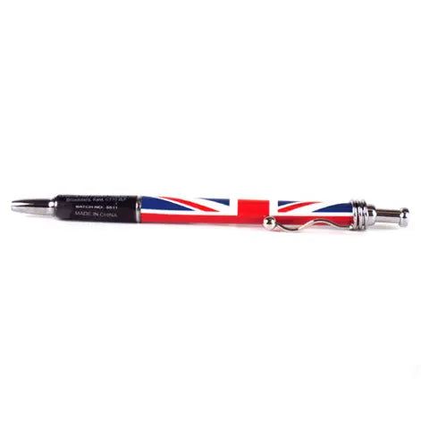 UK Flag Pen with wavy clip