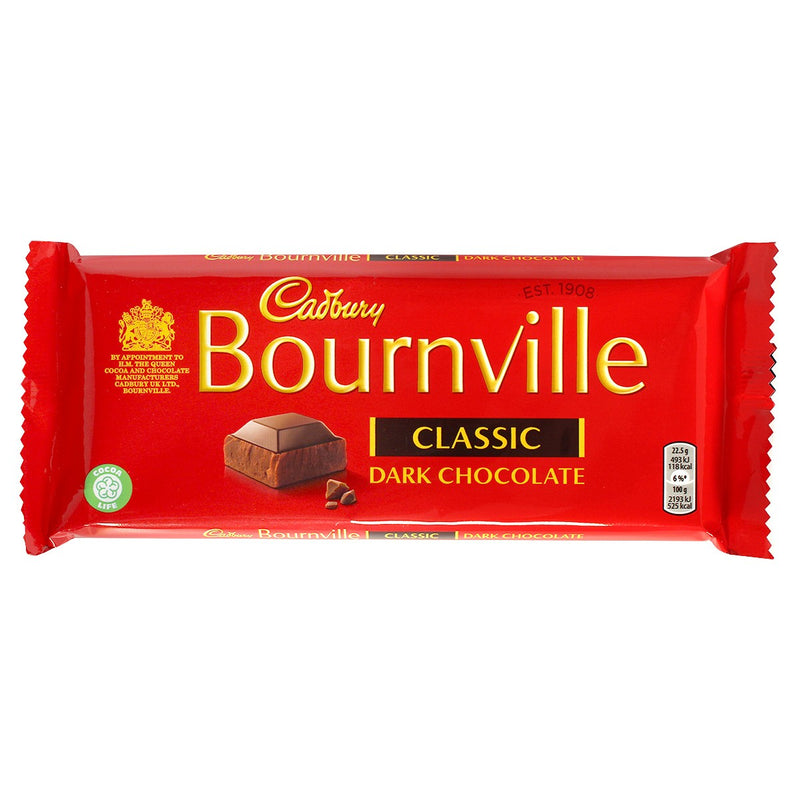 Cadbury Bournville Classic Dark Chocolate 180g