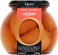 Opies Baby Pears with Luxardo Amaretto 420g