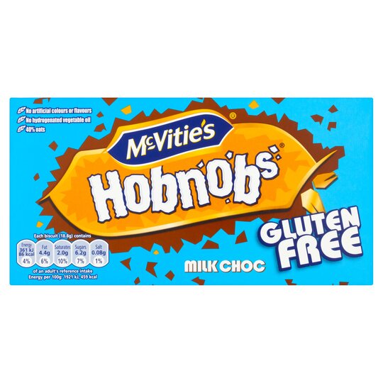 McVitie's Hobnob's Gluten Free Milk Chocolate 150g