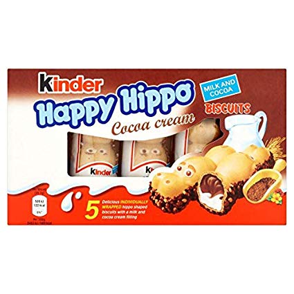 Kinder Happy Hippo Hazel nut 20.7g - 5 Pack