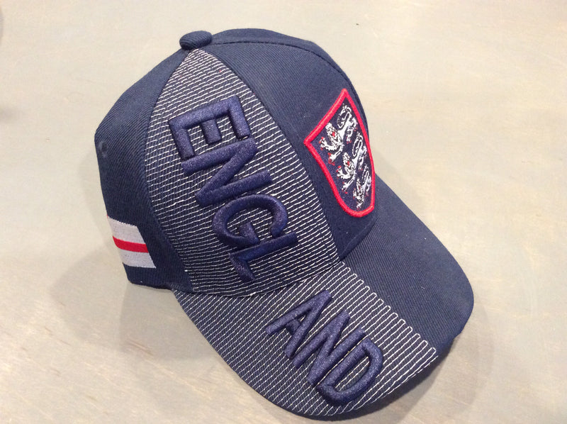 3D England Cap - Kid Size (Navy)