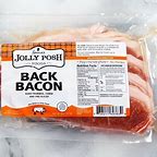 Jolly Posh Back Bacon 8oz (1/2lb Ship Weight)