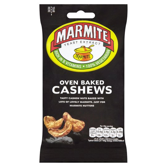 Marmite Cashews 90g