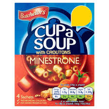 Batchelors CupaSoup Minestrone with croutons