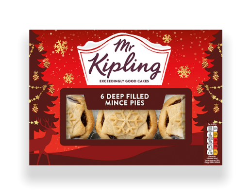 Mr Kipling Mince Pies 366g - 6 Pack