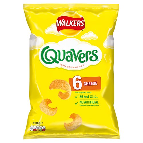 Walkers Quavers 6 pack 99g