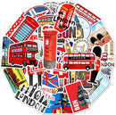 UK Assorted Stickers 48 Pcs