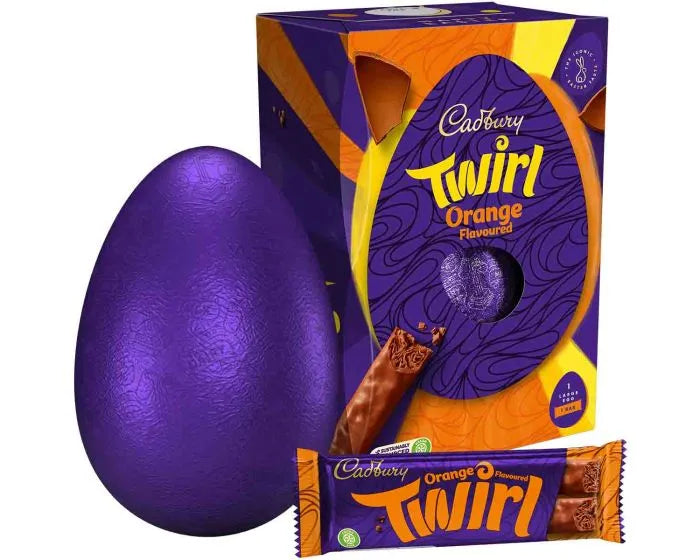 Twirl Orange Easter Egg 198g